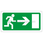 SUOMEN TURVAKAUPPA - Merkintäkilpi - POISTUMISTIE OIKEA 300X150 JV