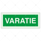 SUOMEN TURVAKAUPPA - Merkintäkilpi - VARATIE 200X80 JV