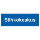 SUOMEN TURVAKAUPPA - Merkintäkilpi - SÄHKÖKESKUS 200X80 TA