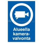 SUOMEN TURVAKAUPPA - Merkintäkilpi - KAMERAVALVONTA 200X300 MU
