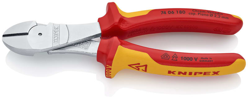 KNIPEX - Sivuleikkuri 180mm - KNIPEX voimasivuleikkuri VDE
