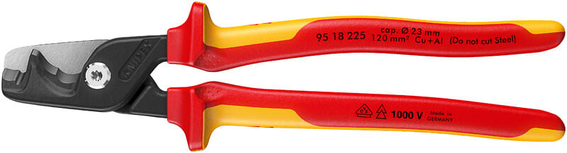 KNIPEX - Kaapelinkatkaisupihdit - StepCut® XL VDE kahvoilla