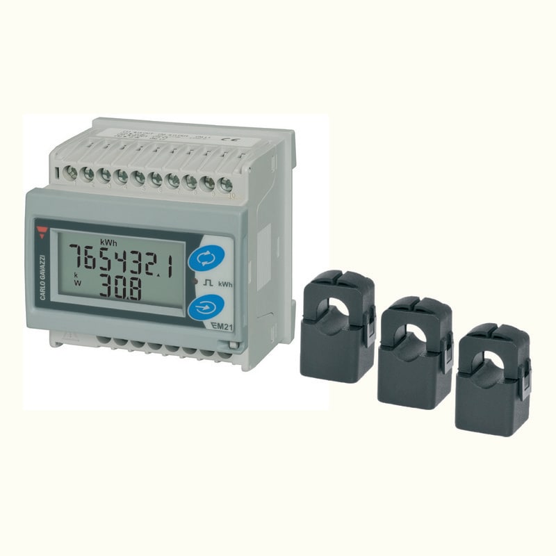 CARLO GAVAZZI - Energiamittari - EM21 72R 3V 250A lk A 4-DIN