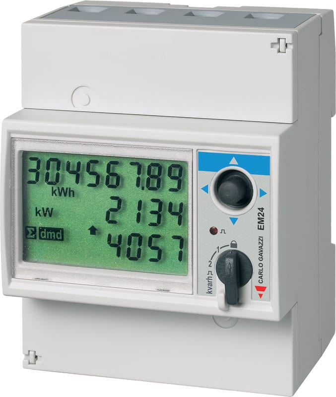 CARLO GAVAZZI - Energiamittari - EM24 3V 65A lk B 4-DIN E1