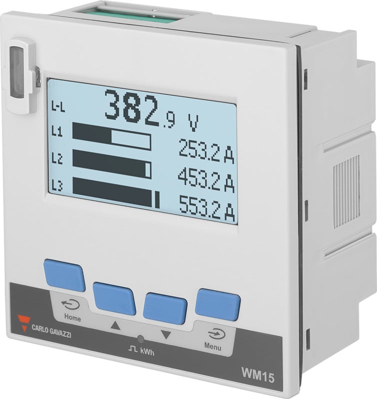CARLO GAVAZZI - Sähkönlaatumittari - WM15 3V 5A lk B PAN