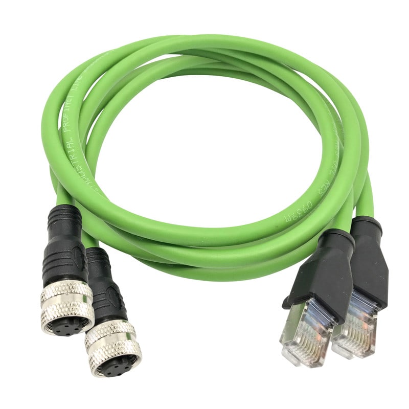 TREND NETWORKS - Lähiverkkotesteritarvike - Mittauskaapelipari RJ45-M12f