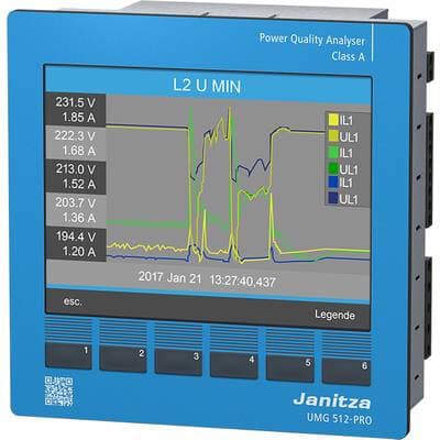 JANITZA - Sähkönlaatumittari - JANITZA UMG512 PRO