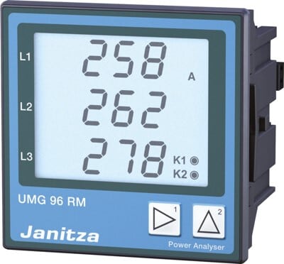 JANITZA - Energiamittari paneeli - JANITZA UMG96RM-E