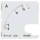 UTU - Virtamittari analoginen - Asteikko SEC72 15/5