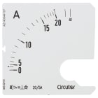 UTU POWEL - Virtamittari analoginen - Asteikko SEC72 20/5