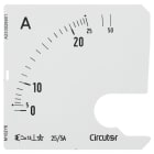 UTU - Virtamittari analoginen - Asteikko SEC72 25/5