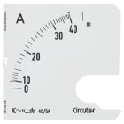 UTU POWEL - Virtamittari analoginen - Asteikko SEC72 40/5