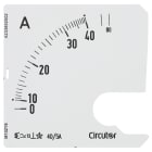 UTU - Virtamittari analoginen - Asteikko SEC72 40/5