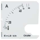 UTU POWEL - Virtamittari analoginen - Asteikko SEC72 50/5