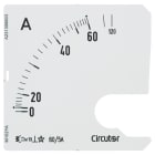 UTU POWEL - Virtamittari analoginen - Asteikko SEC72 60/5