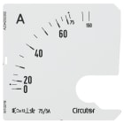 UTU POWEL - Virtamittari analoginen - Asteikko SEC72 75/5