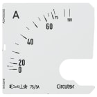 UTU - Virtamittari analoginen - Asteikko SEC72 75/5