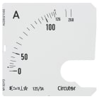 UTU - Virtamittari analoginen - Asteikko SEC72 125/5