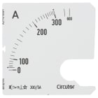 UTU - Virtamittari analoginen - Asteikko SEC72 300/5