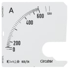 UTU - Virtamittari analoginen - Asteikko SEC72 600/5