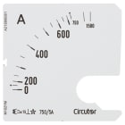 UTU POWEL - Virtamittari analoginen - Asteikko SEC72 750/5