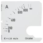 UTU POWEL - Virtamittari analoginen - Asteikko SEC72 800/5