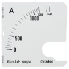 UTU - Virtamittari analoginen - Asteikko SEC72 1200/5