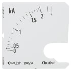 UTU - Virtamittari analoginen - Asteikko SEC72 2000/5