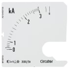 UTU - Virtamittari analoginen - Asteikko SEC72 3000/5 A