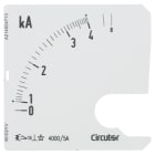 UTU - Virtamittari analoginen - Asteikko SEC72 4000/5 A