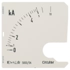 UTU - Virtamittari analoginen - Asteikko SEC72 5000/5 A
