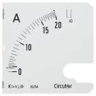UTU POWEL - Virtamittari analoginen - Asteikko SEC96 20/5 A