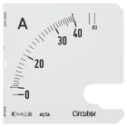 UTU POWEL - Virtamittari analoginen - Asteikko SEC96 40/5 A