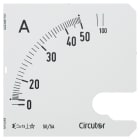 UTU - Virtamittari analoginen - Asteikko SEC96 50/5 A