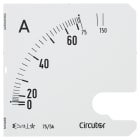 UTU POWEL - Virtamittari analoginen - Asteikko SEC96 75/5 A