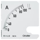 UTU - Virtamittari analoginen - Asteikko SEC96 100/5 A