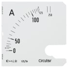 UTU POWEL - Virtamittari analoginen - Asteikko SEC96 125/5 A