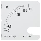 UTU - Virtamittari analoginen - Asteikko SEC96 150/5 A