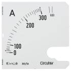 UTU POWEL - Virtamittari analoginen - Asteikko SEC96 300/5 A