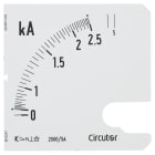 UTU POWEL - Virtamittari analoginen - Asteikko SEC96 2500/5 A