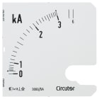 UTU POWEL - Virtamittari analoginen - Asteikko SEC96 3000/5 A