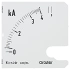 UTU - Virtamittari analoginen - Asteikko SEC96 4000/5 A