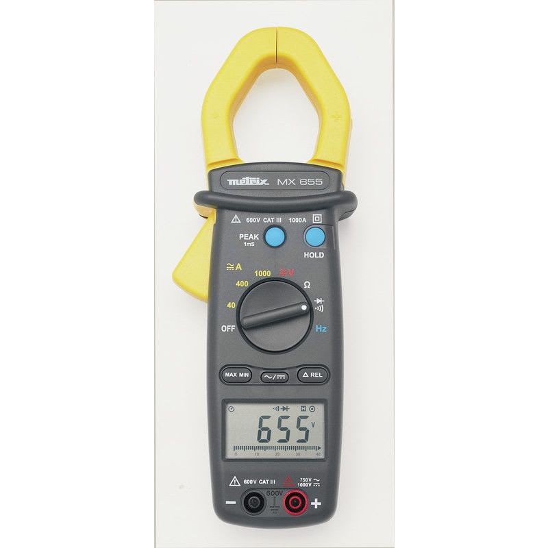 CHAUVIN ARNOUX - Virtapihtiyleismitt 1000A/750V - Metrix MX 655 AC/DC