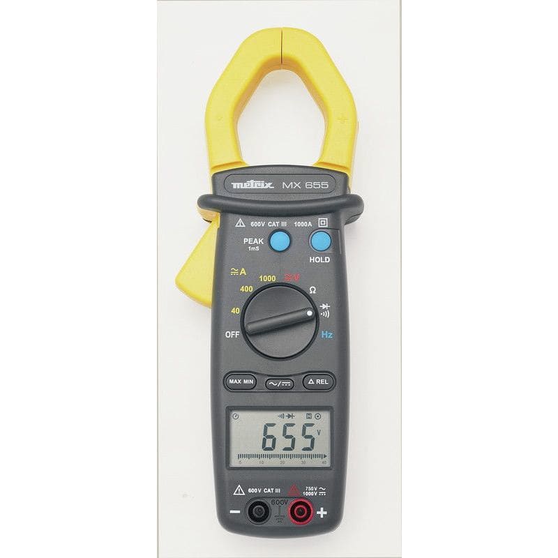 CHAUVIN ARNOUX - Virtapihtiyleismitt 1000A/750V - Metrix MX 655 AC/DC