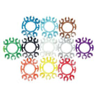 CHAUVIN ARNOUX - Värikoodausrenkaat - Koodausrenk. 12 kpl Qualistar+