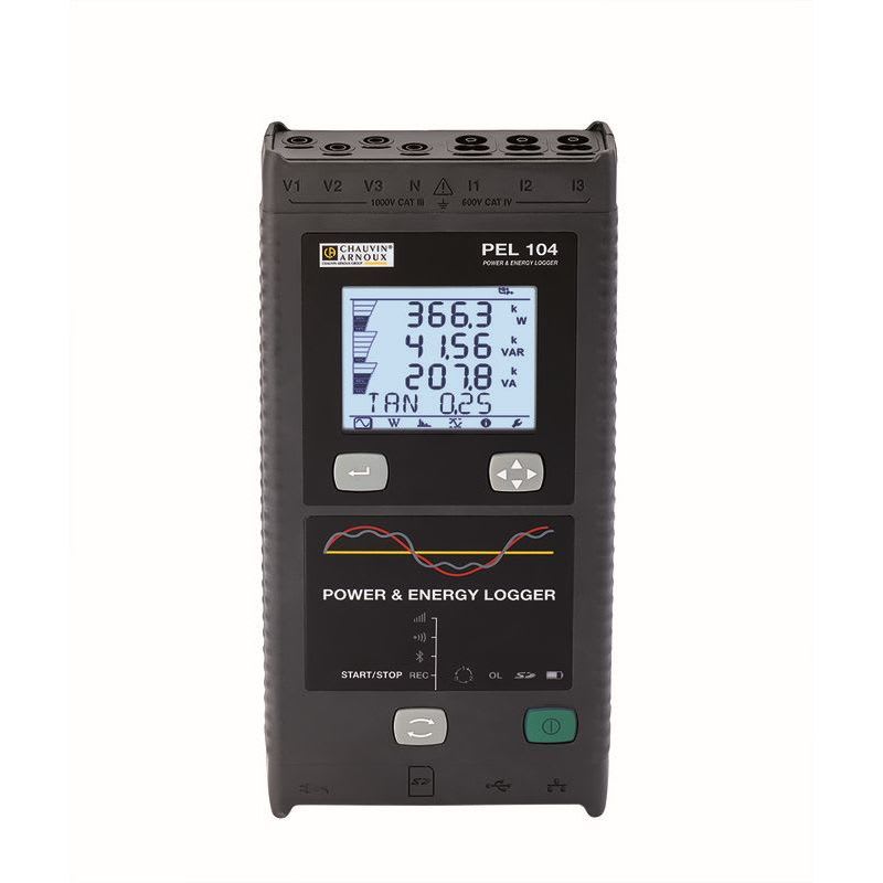 CHAUVIN ARNOUX - Sähkönlaatumittari - CA PEL 104