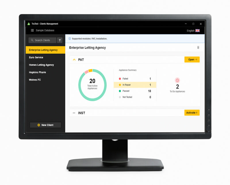 FLUKE - Ohjelmisto - FLK-TRUTEST-ADV-M10