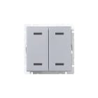 ABB - Painike Impressivo - 4-os,1A/24V,IP20,ALU