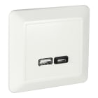 ELKO - Kotelo ELKO RS16 - USB-A+USB-C 2,4A VAL SUORA