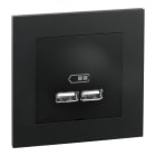 SCHNEIDER ELECTRIC - Telerasia RS16 - USB-latauspistorasia 2,1A MUS